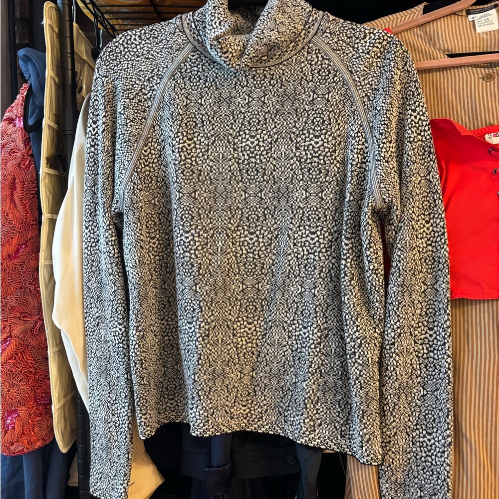 Women's Gray Patterned Sweater